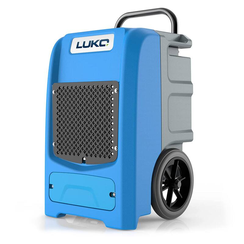 Alt View 2. Edendirect - 190 pt. 6000 sq.ft. Bucketless Commercial Dehumidifier in. Blue with Drain Hose.
