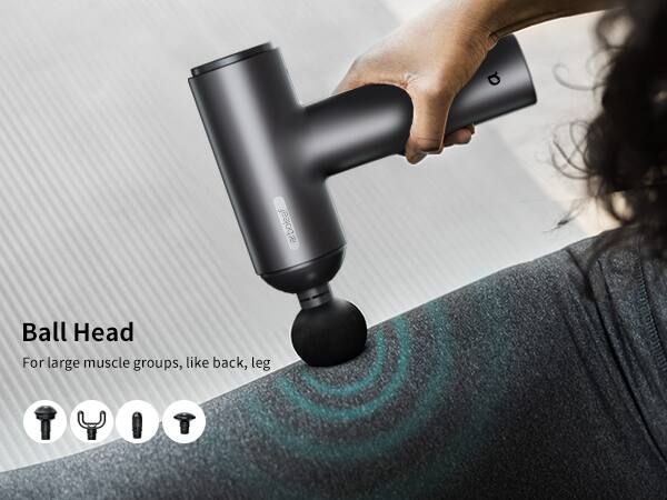 Ball Head  
For large muscle groups, like back, leg