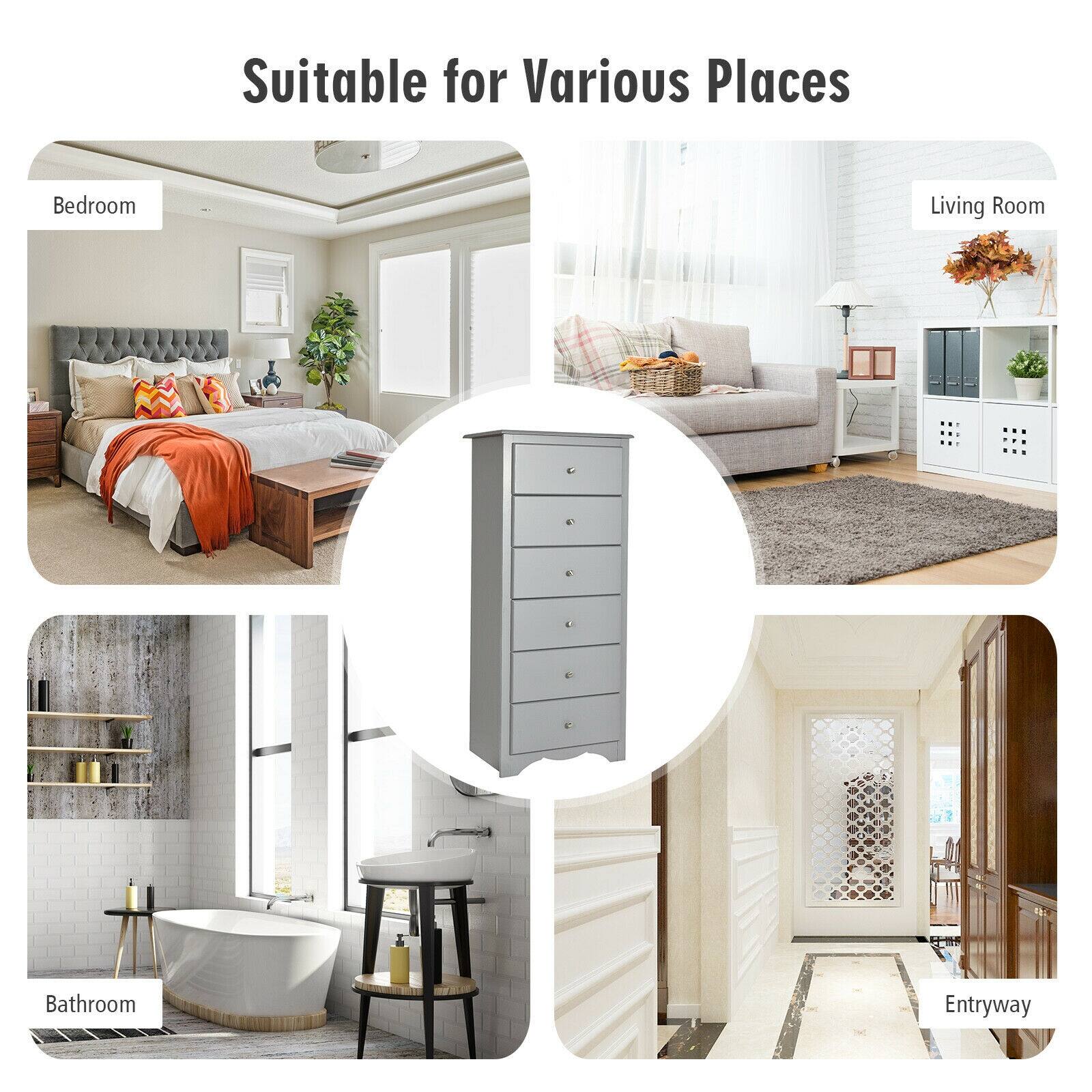 Suitable for Various Places
Bedroom
Living Room
Bathroom
Entryway