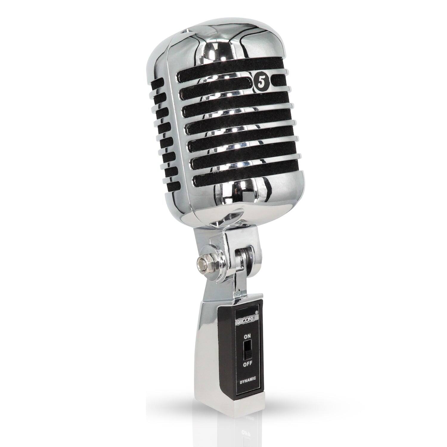 5 CORE - 5Core Vintage Microphone Classic Dynamic Professional XLR Studio Retro Style Mic-RTRO MIC CH BLK price history on PriceWatchPro