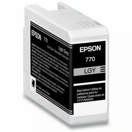 EPSON 770
Light Gray
LGY
Best before / Utiliser de préférence avant le / Validade / Useese antes de
YYYYMMDD
