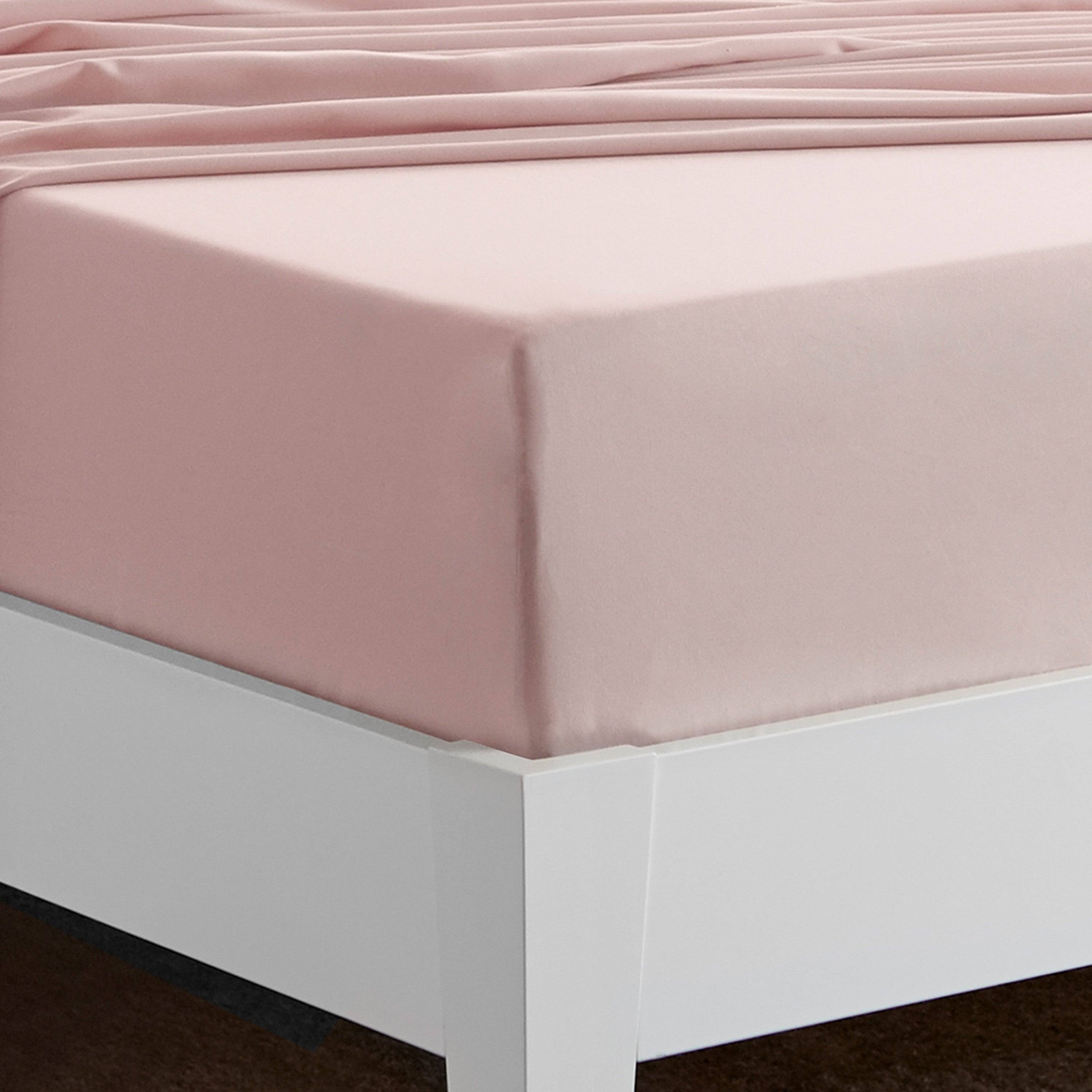 Alt View 10. Bedgear - Basic Sheet Set - Blush, Twin - blush.