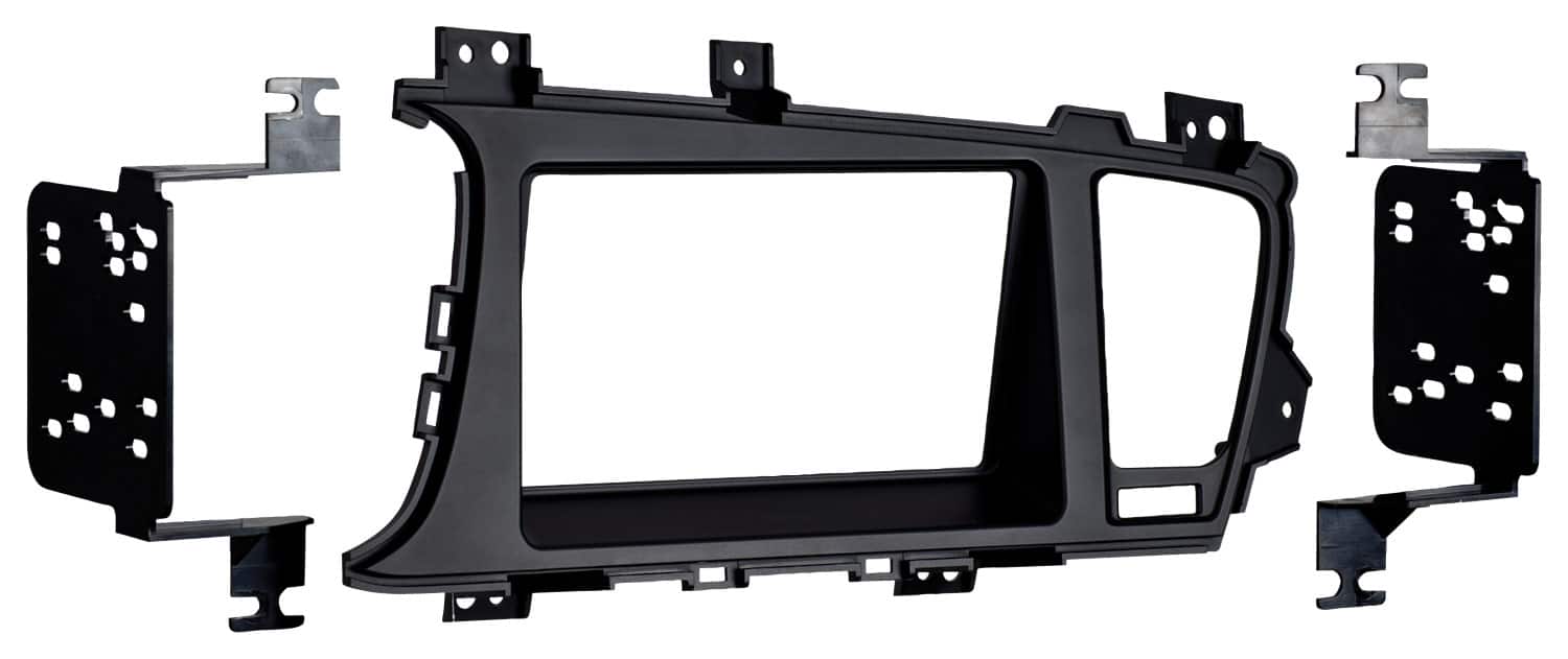 Front. Metra - Dash Kit for Select 2011-2013 Kia Optima DDIN - Matte Black.