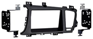 Metra - Aftermarket Radio Installation Kit for 2011 and Later Kia Optima Vehicles - Matte Black - Front_Zoom