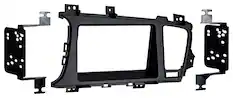 Front. Metra - Dash Kit for Select 2011-2013 Kia Optima DDIN - Matte Black.