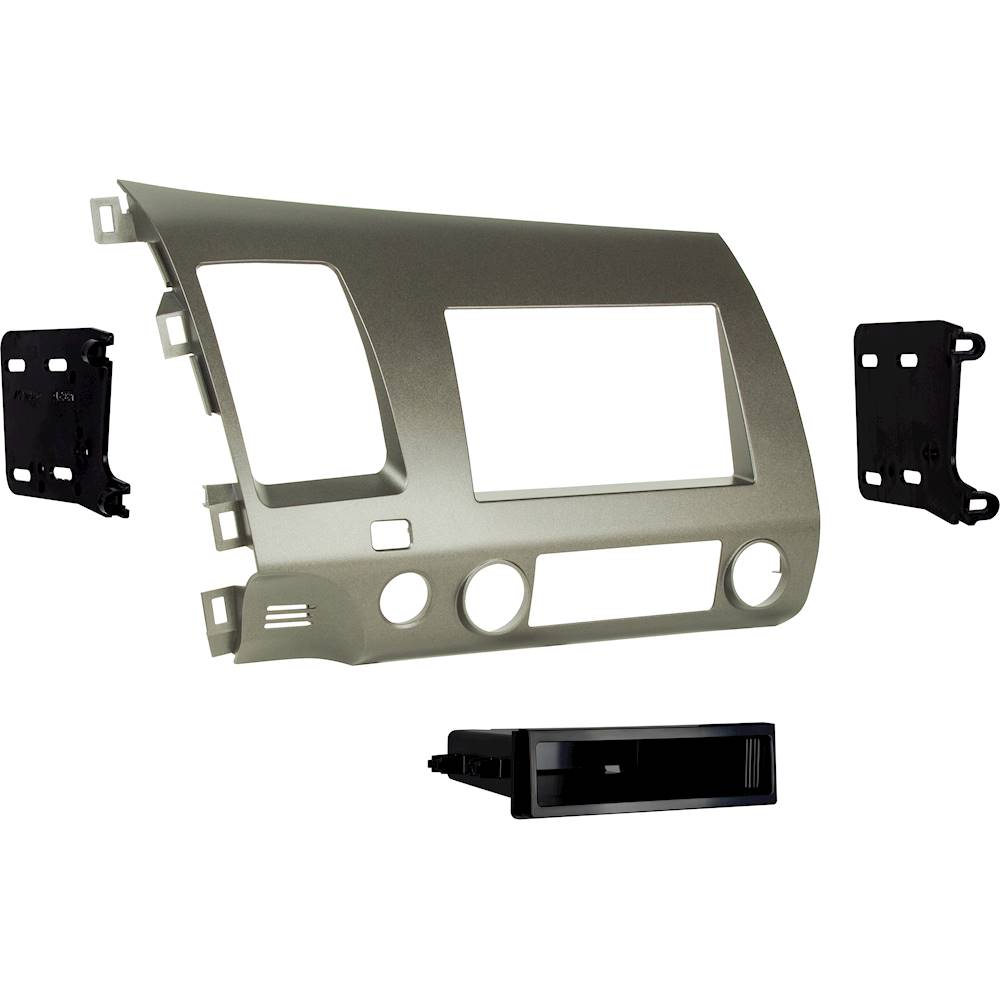 Angle View: Metra - Installation Kit for Toyota 2008-2010 Sequoia and 2007-2010 Tundra Vehicles - Charcoal Gray