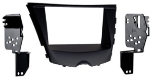 Metra - Dash Kit for Select 2012-2017 Hyundai Veloster DDIN - Matte Black - Front_Zoom