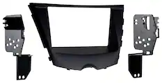 Front. Metra - Dash Kit for Select 2012-2017 Hyundai Veloster DDIN - Matte Black.