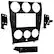 Front. Metra - Dash Kit for Select 2006-2008 Mazda 6 DIN DDIN - Black.