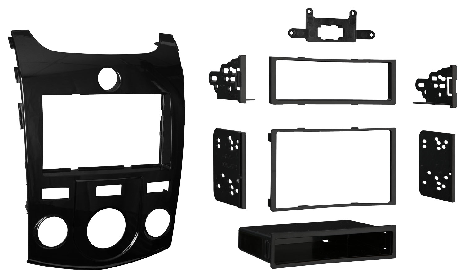 Metra - Installation Kit for Most 2010 and later Kia Forte and Forte Koup Vehicles - High-Gloss Black was $49.99 now $37.49 (25.0% off)
