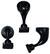 Front Standard. Metra - Install Bay Windshield Mirror Mount for Select Audi and Volkswagen Vehicles.