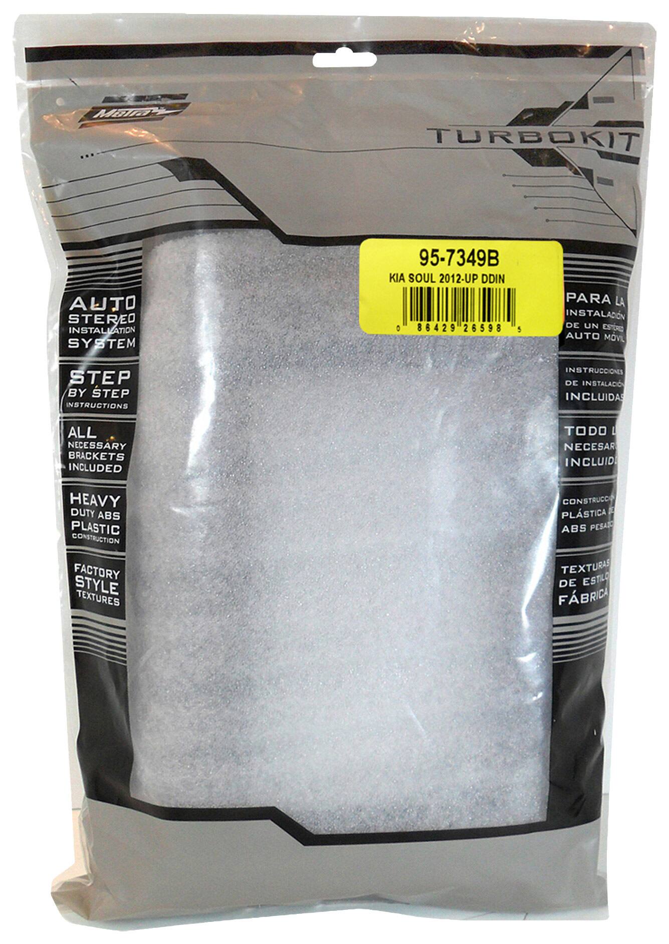 Alt View 11. Metra - Dash Kit for Select 2012-2013 Kia Soul DDIN - Matte Black.