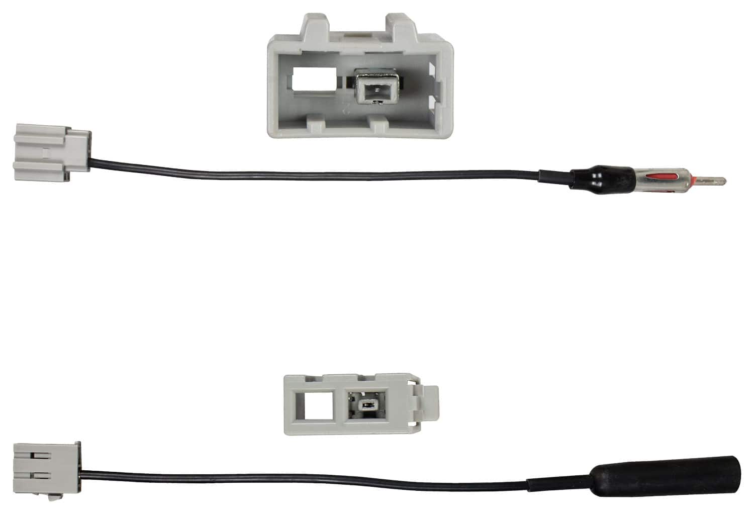 Metra - Antenna Adapter for Most 2009 and Later Hyundai and Kia Vehicles - Black - Front_Zoom