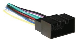 Metra - Turbo Wire 20-Pin Wire Harness for Select Jaguar and Land Rover Vehicles - Black - Front_Zoom