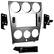 Front. Metra - Dash Kit for Select 2003-2005 Mazda 6 DIN DDIN - Silver.