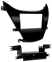 Metra - Dash Kit for Select 2011-2013 Hyundai Elantra DIN DDIN - Black - Front_Zoom