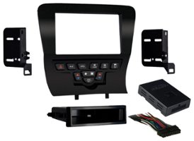 Metra - Dash Kit for Select 2011-2014 Dodge Charger with 4.3 inch screen - Matte Black - Front_Zoom