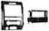 Front. Metra - Mounting Kit for Most 2011-2012 Ford F-150 Vehicles - Black.