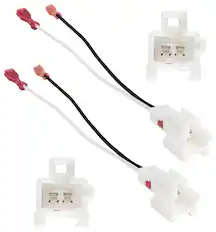 Front. Metra - Speaker Harness for Select 1998-Up Hyundai, Kia (Pair) - Multi.