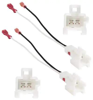 Front. Metra - Speaker Harness for Select 1998-Up Hyundai, Kia (Pair) - Multi.