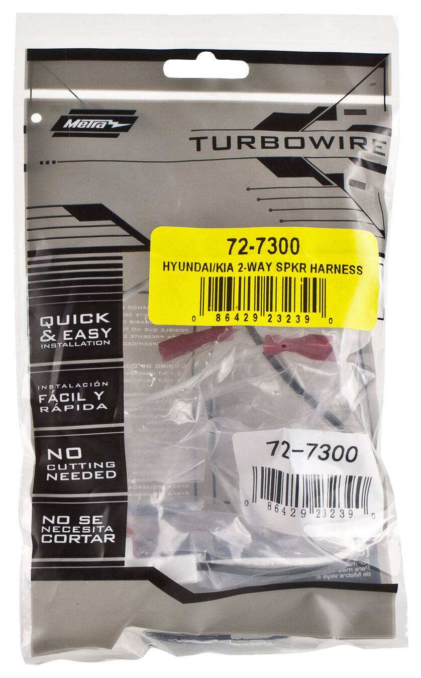 Alt View 11. Metra - Speaker Harness for Select 1998-Up Hyundai, Kia (Pair) - Multi.
