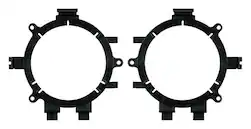 Metra - Speaker Bracket for Select 1995-2013 Chevrolet GMC - Black - Front_Zoom