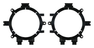 Metra - Speaker Adapter Plates for Most 1995-2005 GM Full-Size Pick-Up Vehicles (Pair) - Black - Front_Zoom
