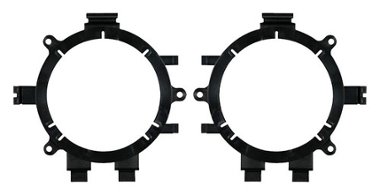 Metra - Speaker Adapter Plates for Most 1995-2005 GM Full-Size Pick-Up Vehicles (Pair) - Black - Front_Zoom