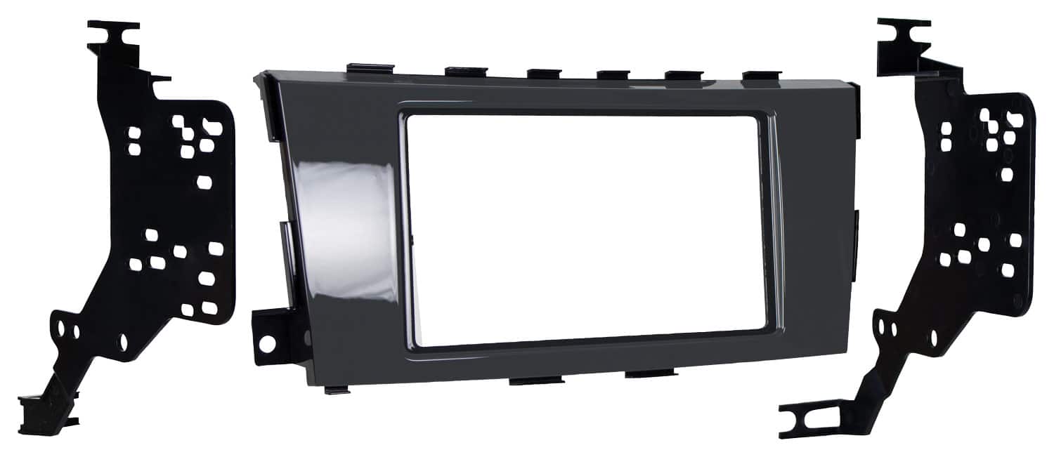 Front. Metra - Dash Kit for Select 2007-2015 Nissan Altima Altima DIN DDIN - Gray.