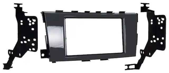 Front. Metra - Dash Kit for Select 2007-2015 Nissan Altima Altima DIN DDIN - Gray.