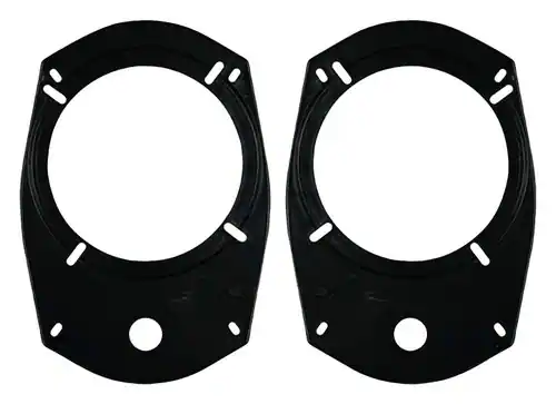 Front. Metra - Speaker Bracket for Select 1994-1999 Dodge Ram - Black.