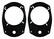 Front. Metra - Speaker Bracket for Select 1994-1999 Dodge Ram - Black.