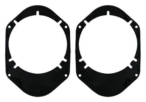 Front. Metra - Speaker Bracket for Select 1998-2023 Ford F-150 Ranger Escape F-250/350/450/550/650/750 - Black.