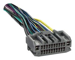 Metra - Turbo Wire Aftermarket Radio Wire Harness for Most 2007 and Later Chrysler Vehicles - Gray - Front_Zoom