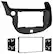 Front. Metra - Dash Kit for Select 2009-2013 Honda Fit DDIN - Matte Black.