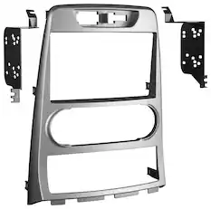 Front. Metra - Dash Kit for Select 2010-2012 Hyundai Genesis DDIN - Silver.