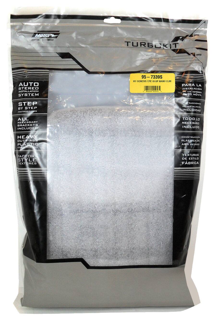 Alt View 11. Metra - Dash Kit for Select 2010-2012 Hyundai Genesis DDIN - Silver.