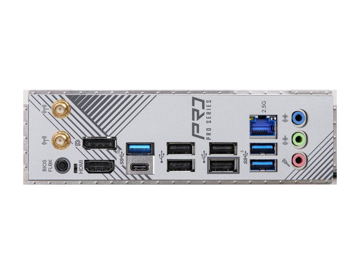 Sure, here is the corrected and grouped text from the image:

**Front Panel:**
- BIOS FLBK
- HDMI
- ID
- SDC
- SDC
- SDC
- 2.5G

**Top Right:**
- 2.5G

**Top Center:**
- PRO SERIES

**Bottom Right:**
- SDC
- SDC
- SDC