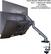 DESK MOUNT MONITOR ARM
EFX-1-1 ERGOFLEXY SERIES
GAS SPRING
EASY TO INSTALL
IMPROVE YOUR WORKSPACE!