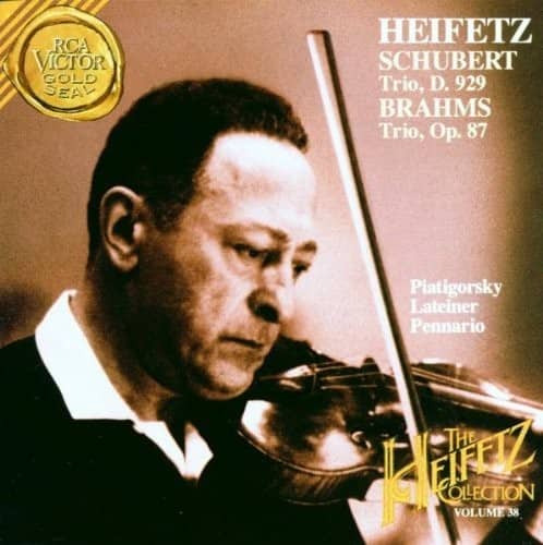 Schubert / Brahms / Piatigorsky / Heifetz - Heifetz Collection 38  - COMPACT DISCS