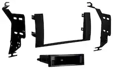 Front. Metra - Dash Kit for Select 2004-2009 Toyota Prius DIN - Black.