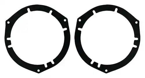 Front. Metra - Speaker Bracket for Select 2003-2014 Honda Element - Black.