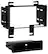Front. Metra - Dash Kit for Select 2012-2020 Nissan Rogue Rogue DIN DDIN - Black.