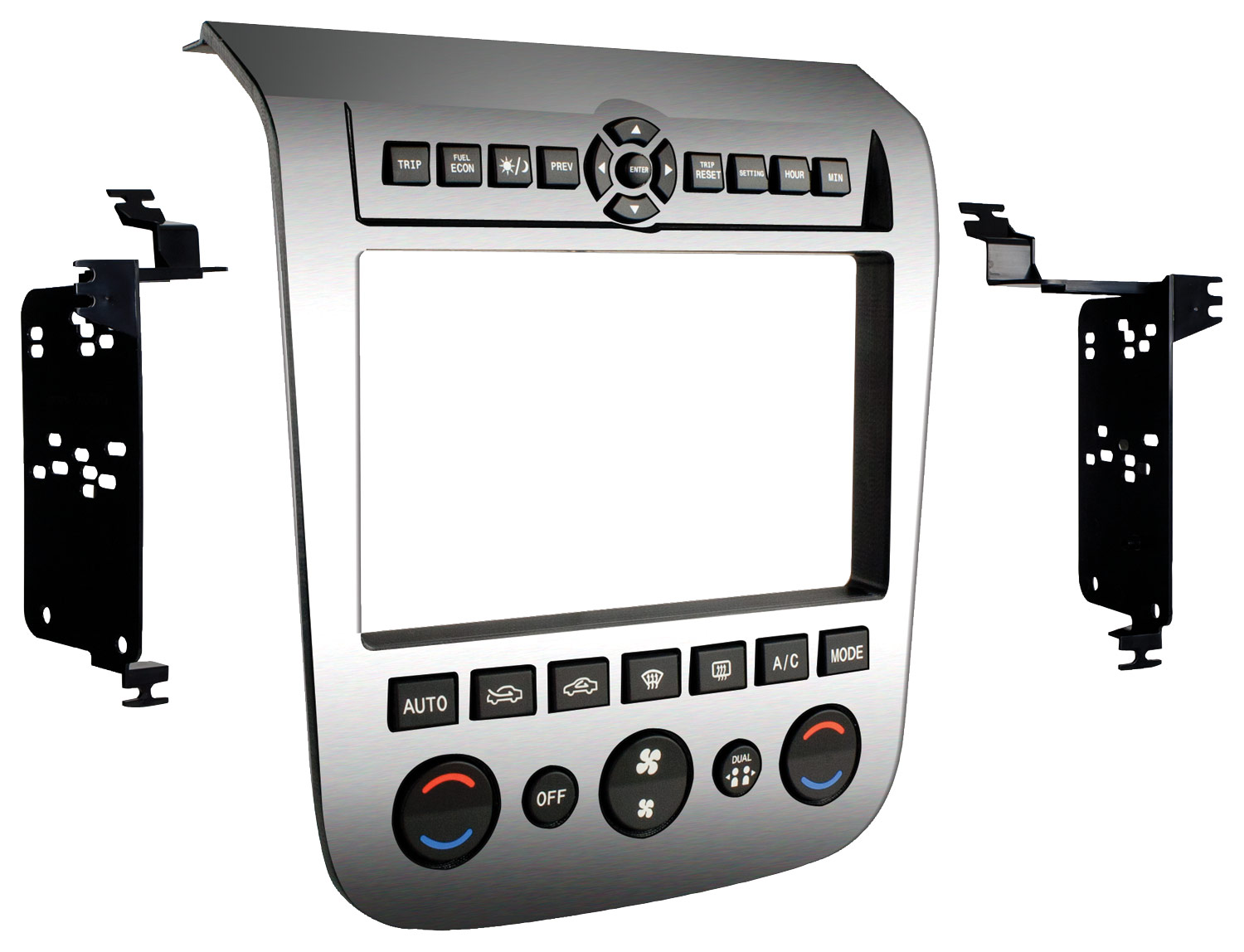 Metra - Dash Kit for Select 2003-2007 Nissan Murano with brushed aluminum dash - Aluminum was $299.99 now $224.99 (25.0% off)