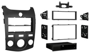 Metra - Dash Kit for Select 2010-2013 Kia Forte DIN DDIN - Black - Front_Zoom