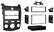 Front. Metra - Dash Kit for Select 2010-2013 Kia Forte DIN DDIN - Black.