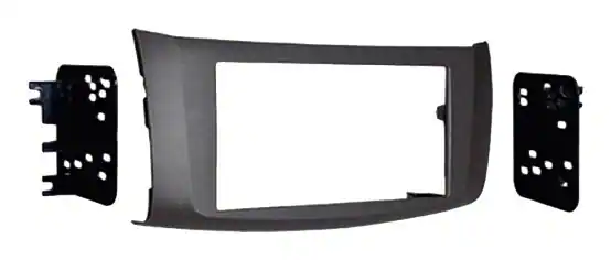 Front. Metra - Dash Kit for Select 2013-2019 Nissan Sentra DDIN - Gray.