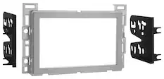 Front. Metra - Dash Kit for Select 2005-2012 Chevrolet Malibu - Silver.