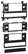 Front. Metra - Installation Kit for Select Toyota Vehicles - Black.