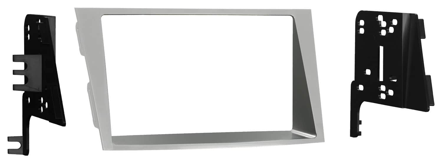 Metra - Dash Kit for Select 2010-2014 Subaru Outback DDIN - Silver - Front_Zoom